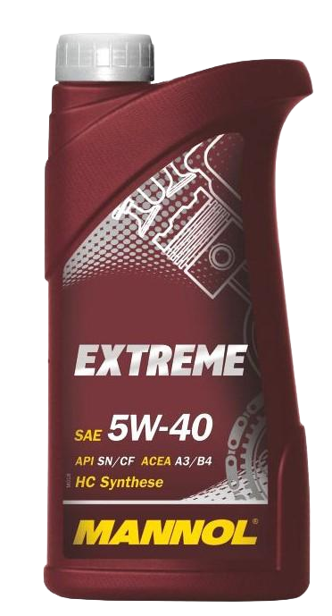 Моторное масло Mannol EXTREME 5W-40, 1л
